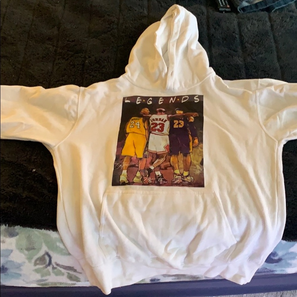 Kobe, MJ, Lebron Hoodie size M
